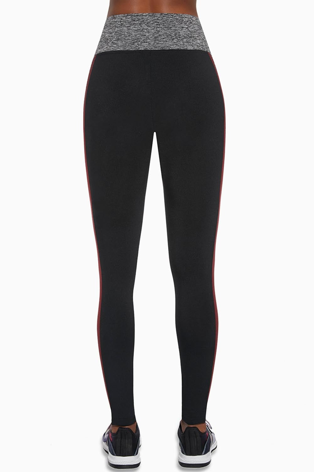 black - Long leggings model 125950 Bas Bleu