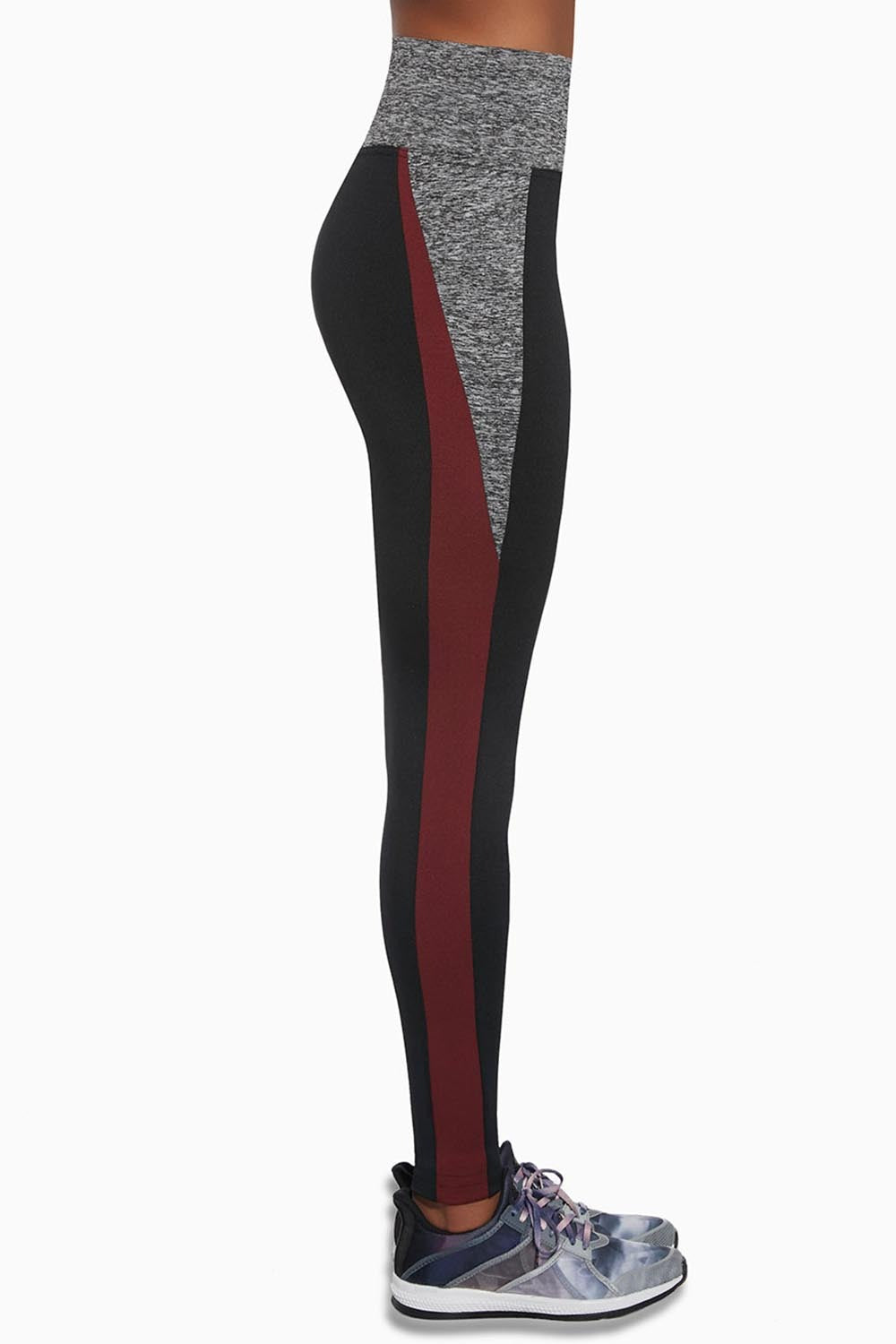 black - Long leggings model 125950 Bas Bleu