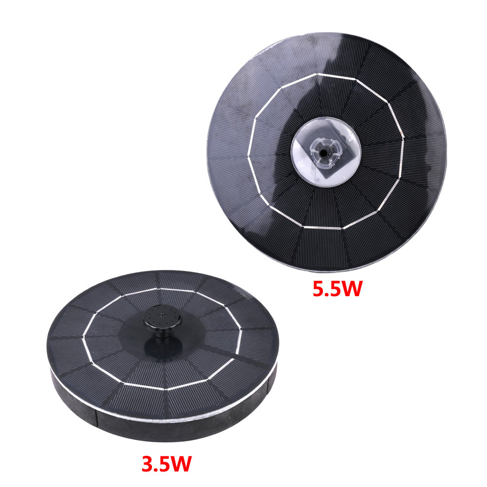 Solar Powered Water Pump Battery Water Fountain for Bird Bath Garden Pond Fish Tank