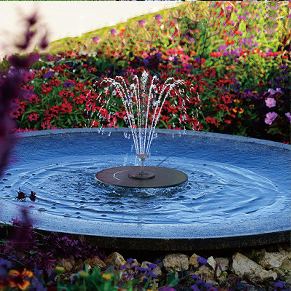 Solar Powered Water Pump Battery Water Fountain for Bird Bath Garden Pond Fish Tank
