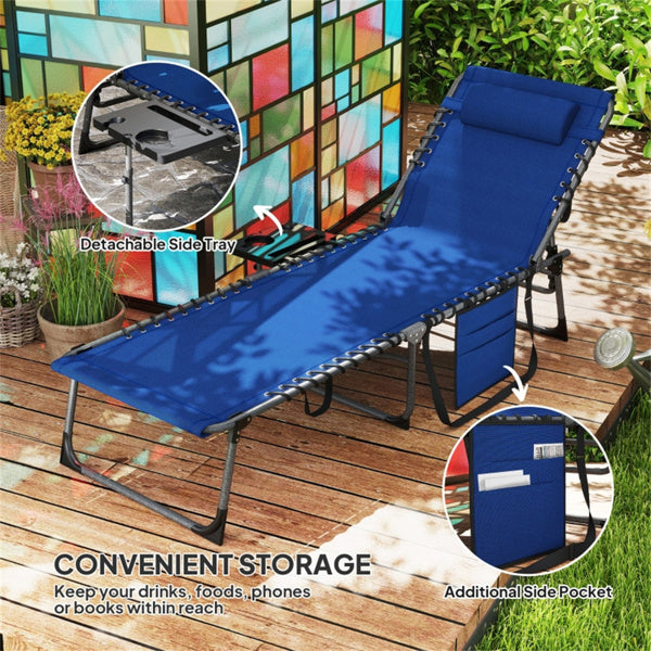 Dark Blue, Gray, Black Armchair/Office Chair/Camping Fishing Chair/Camping Chair (fully lying) 23.6" W x 74.8" D x 12.2" H