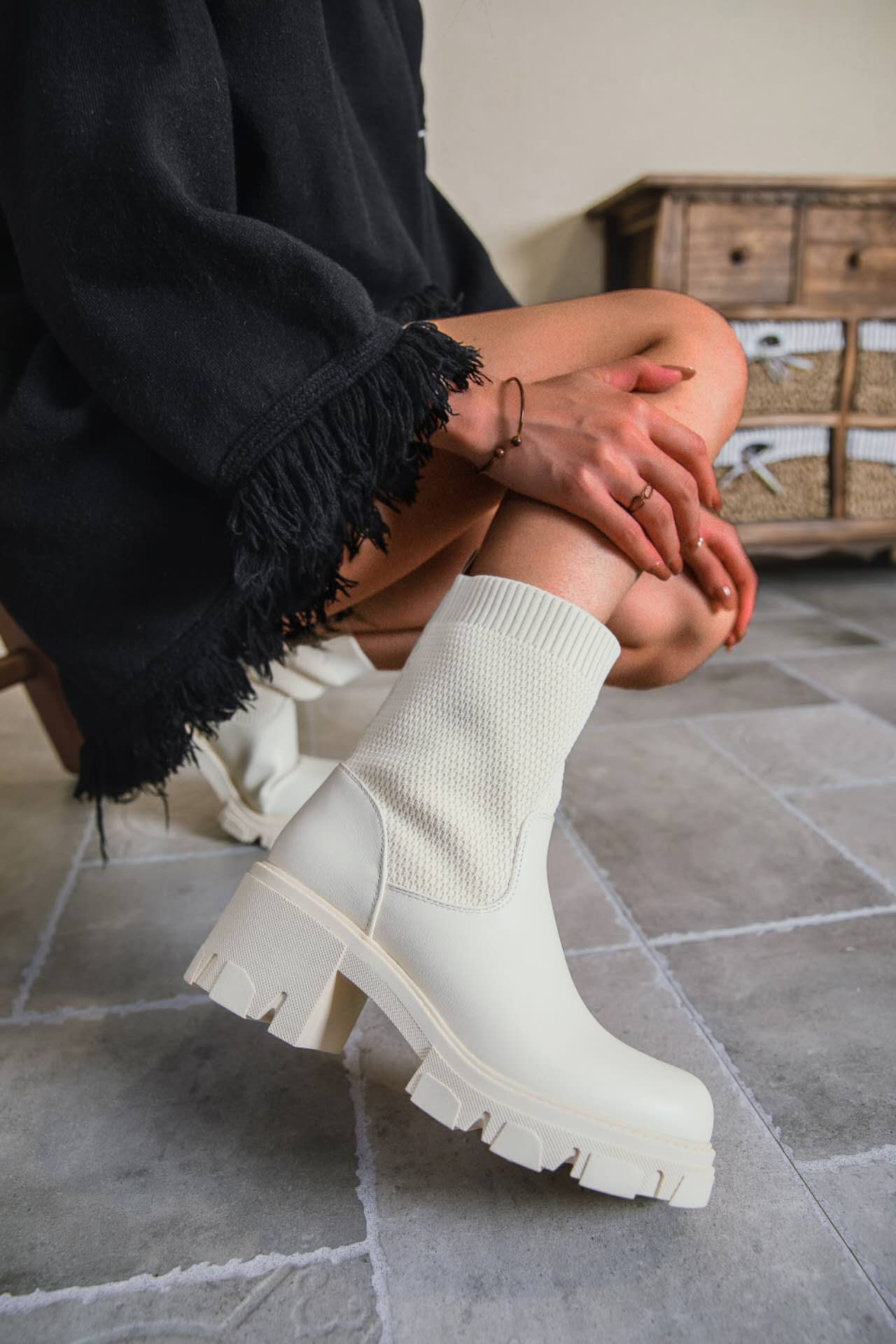 Chunky Sock Outsole Boots