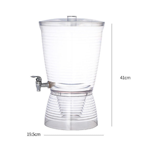 Beer Dispenser Round with Faucet Creative Luminous Beverage Dispenser Bar Beer for Party Bar Home Beer Drink