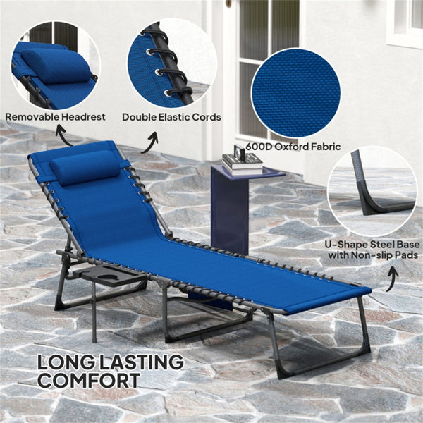Dark Blue, Gray, Black Armchair/Office Chair/Camping Fishing Chair/Camping Chair (fully lying) 23.6" W x 74.8" D x 12.2" H