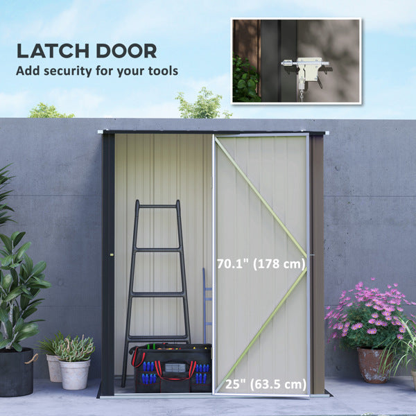 Light Grey Garden Shed