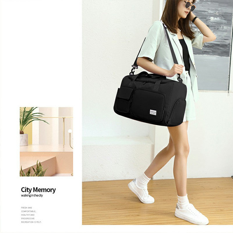 Portable Travel Lightweight Duffel Bag Sport Gym Bags Luggage Hand Carry Luggage