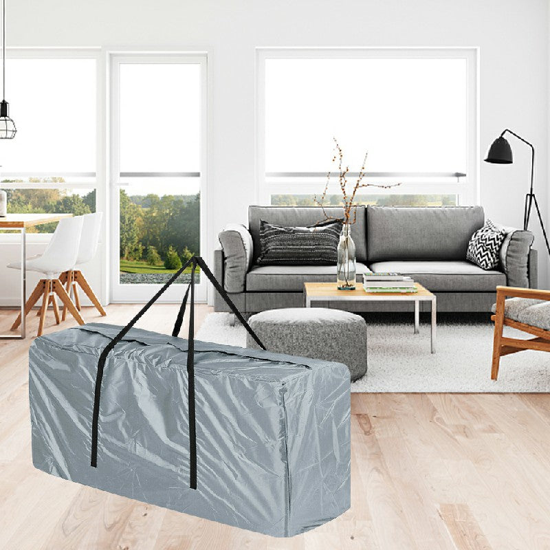 Extra Large Heavy Duty Outdoor Garden Furniture Cushion Storage Bag - Grey