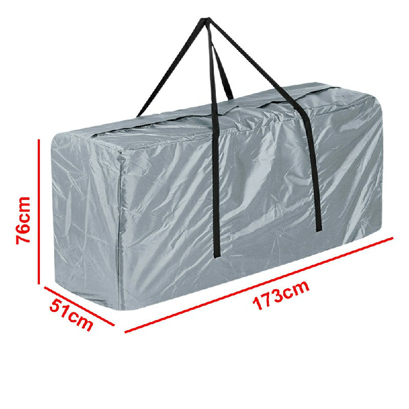 Extra Large Heavy Duty Outdoor Garden Furniture Cushion Storage Bag - Grey