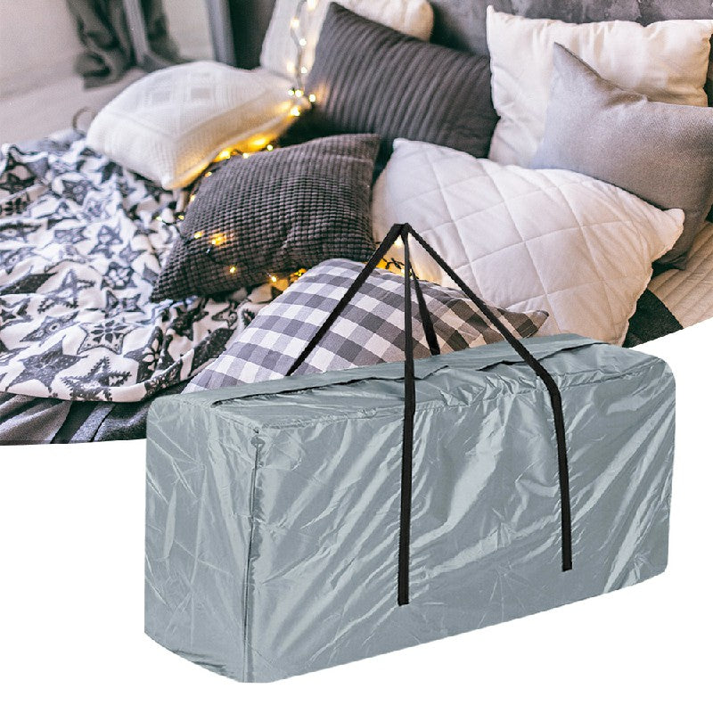 Extra Large Heavy Duty Outdoor Garden Furniture Cushion Storage Bag - Grey