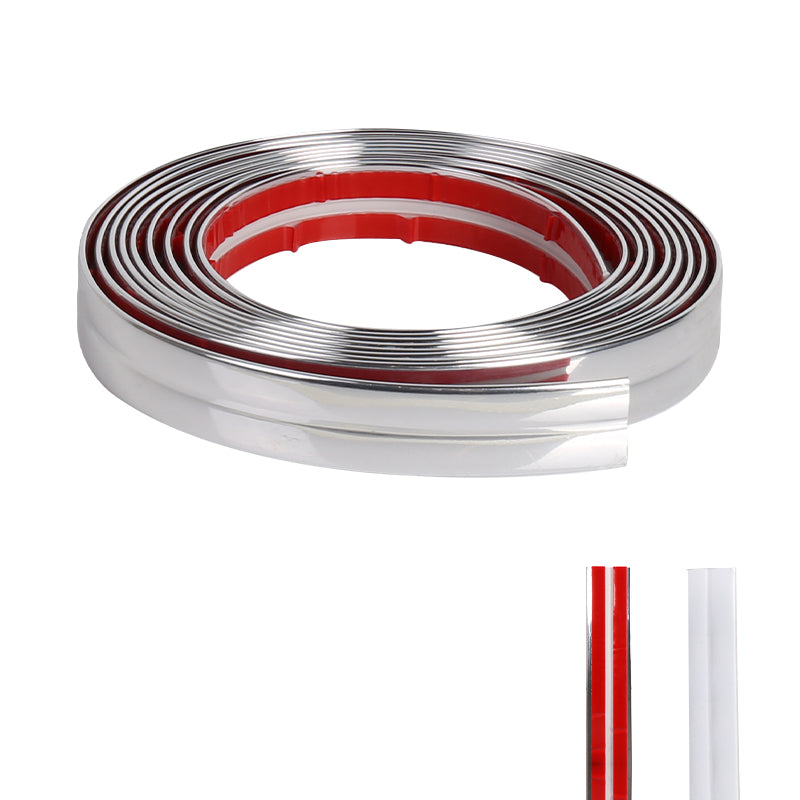3m Self-adhesive Wall Corner Trim Molding Line Ceiling Edge Skirting Caulk Strip Silver White Black