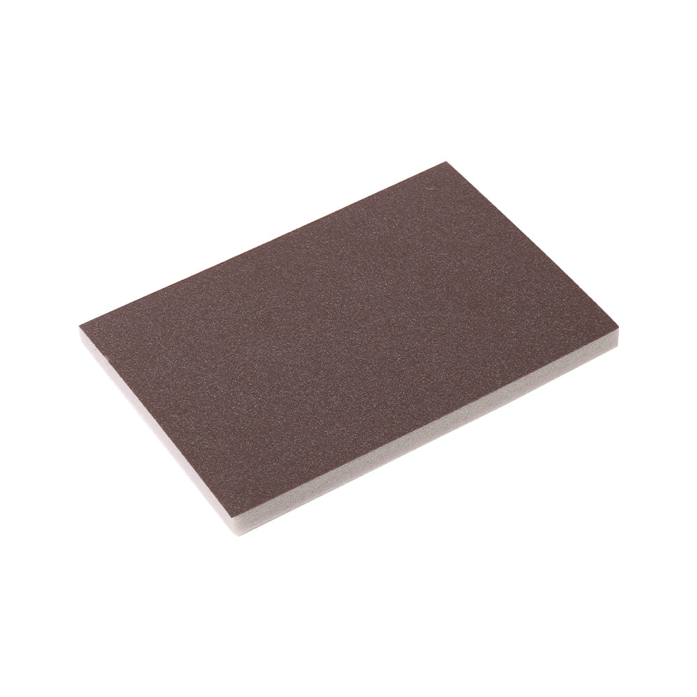 25pcs Double Side Wet Dry Sanding Sponge Pads Foam Sandpaper Blocks Fine to Coarse - Brown