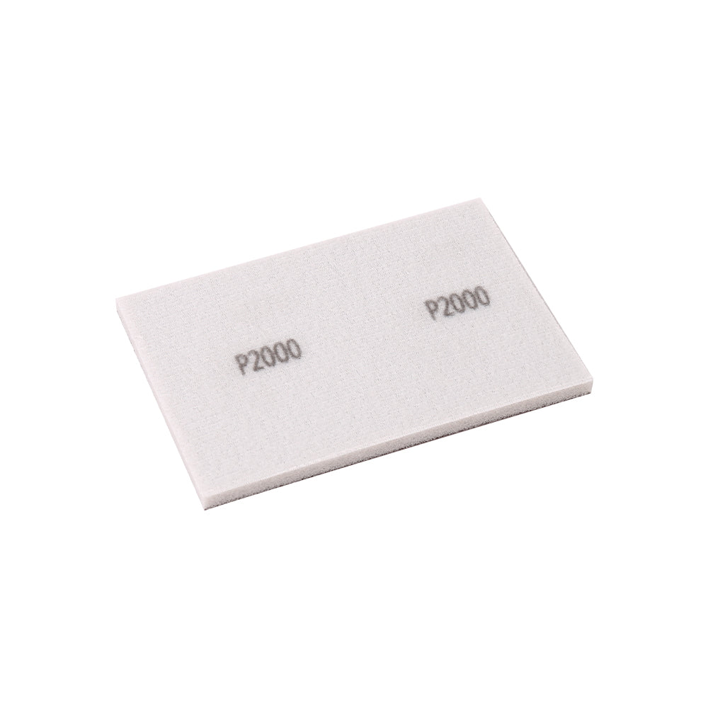 25pcs Double Side Wet Dry Sanding Sponge Pads Foam Sandpaper Blocks Fine to Coarse - Brown