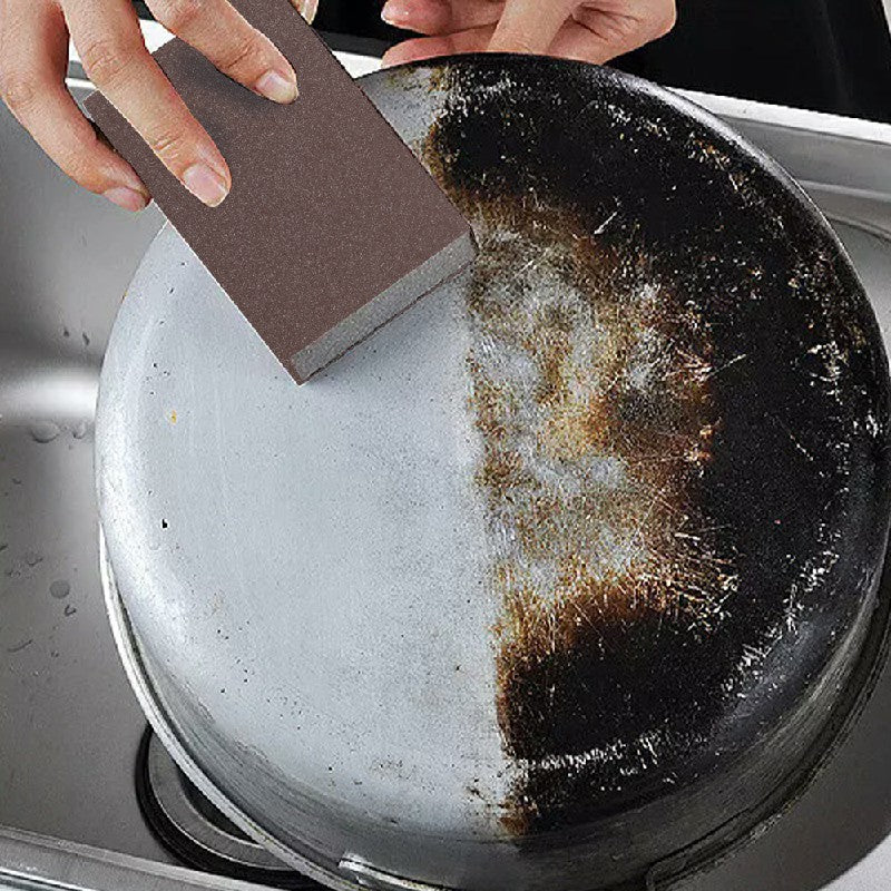 25pcs Double Side Wet Dry Sanding Sponge Pads Foam Sandpaper Blocks Fine to Coarse - Brown