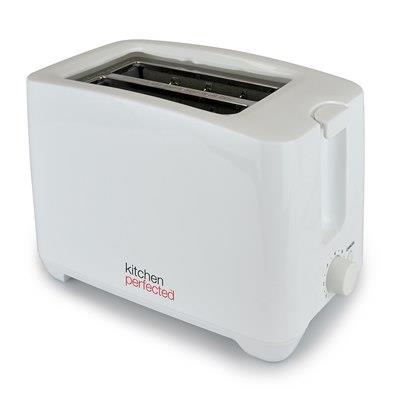 KitchenPerfected E2020WH 2 Slice Extra-Wide Slot Toaster - White