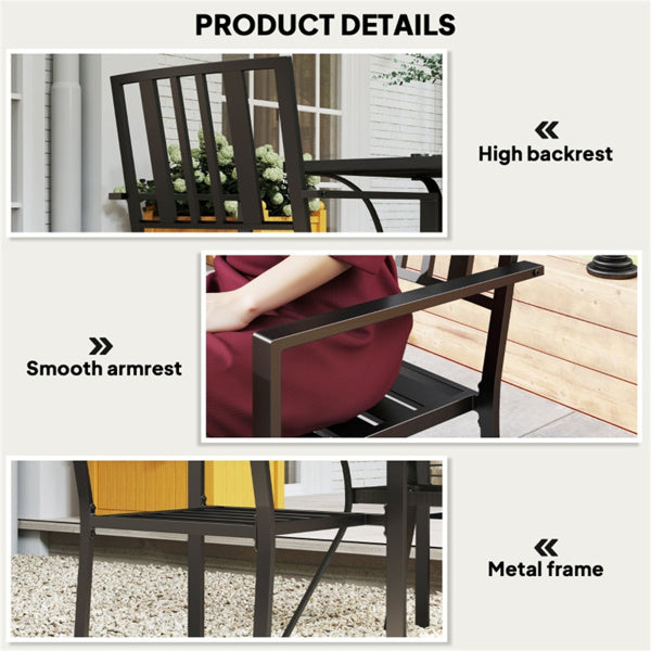Black Armchair/Office Chair/Camping Fishing Chair/Camping Chair 22.4" W x 22.8" D x 35" H
