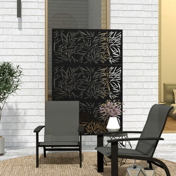 Garden Decorative Fence Panel 48" W x 17.7" D x 78" H