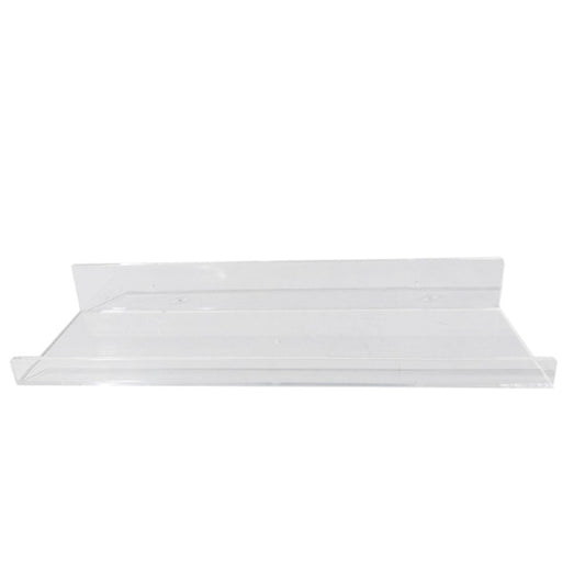 Floating Shelves 15 inch Acrylic Wall Ledge Shelves Clear 4 Pack Invisible Display Bookshelf Organizer