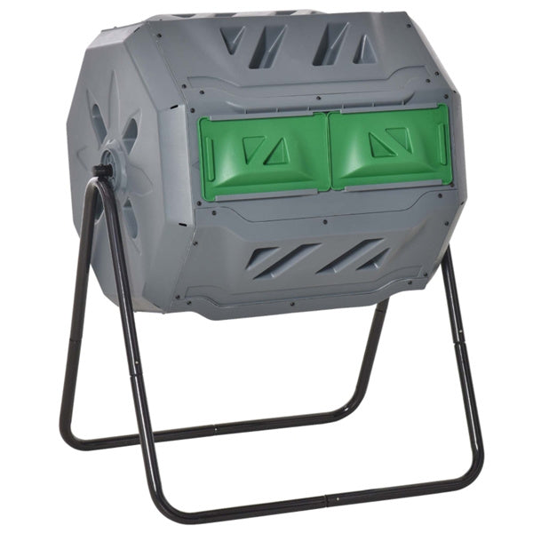 Light Gray Compost Bin 28''L x 25.5''W x 37.75''H