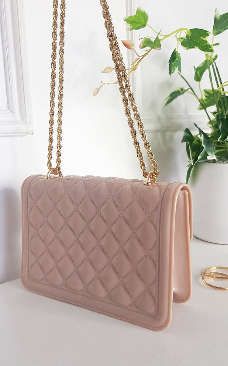 Quilted Chain Detail Handbag
