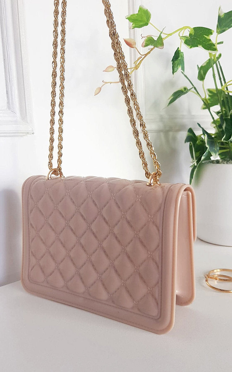 Quilted Chain Detail Handbag