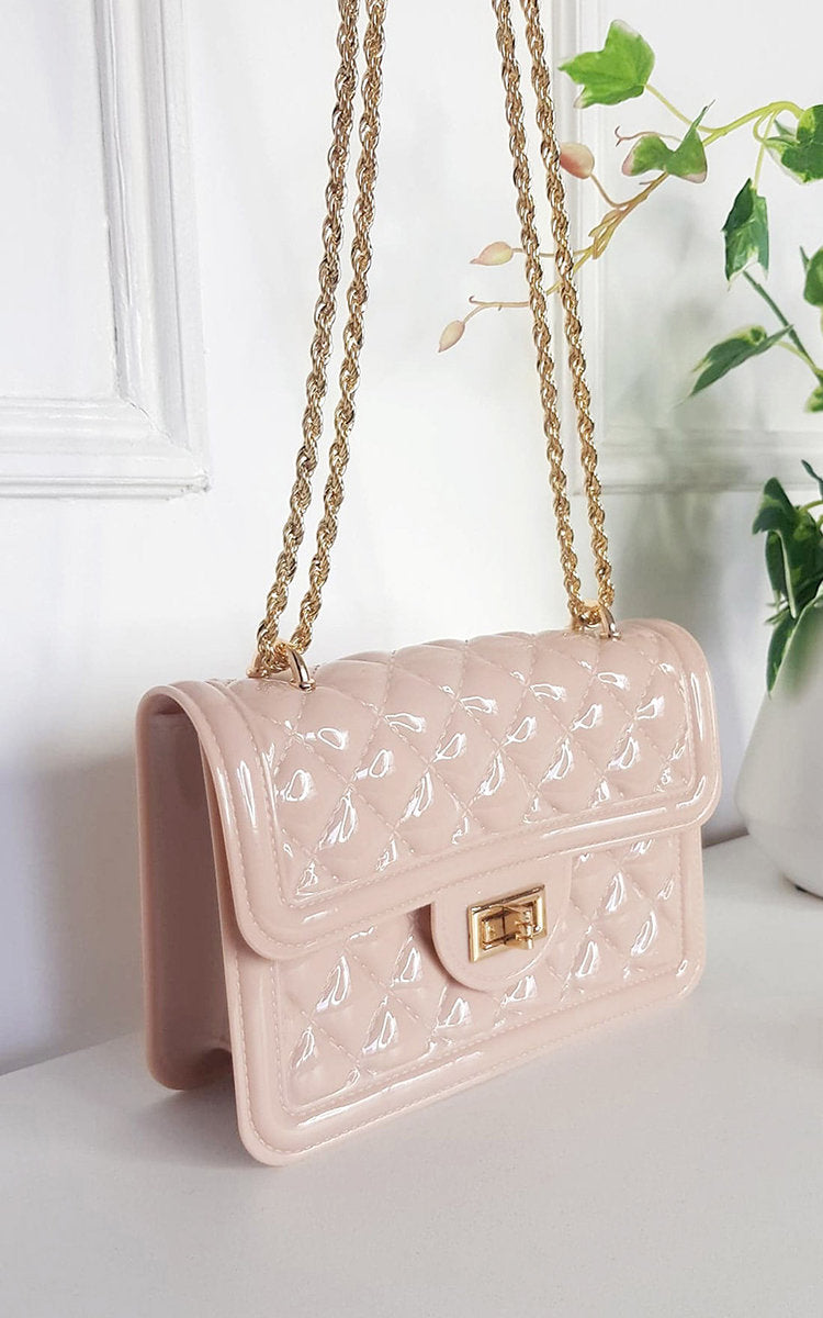 Quilted Chain Detail Handbag