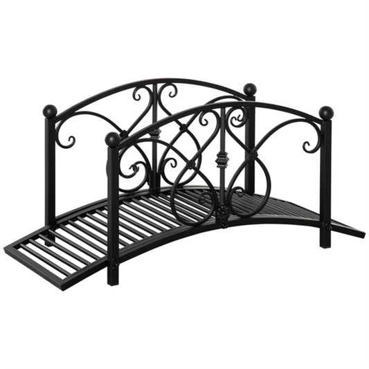 Black Garden Bridge 40.25" L x 18.5" W x 19.75" H