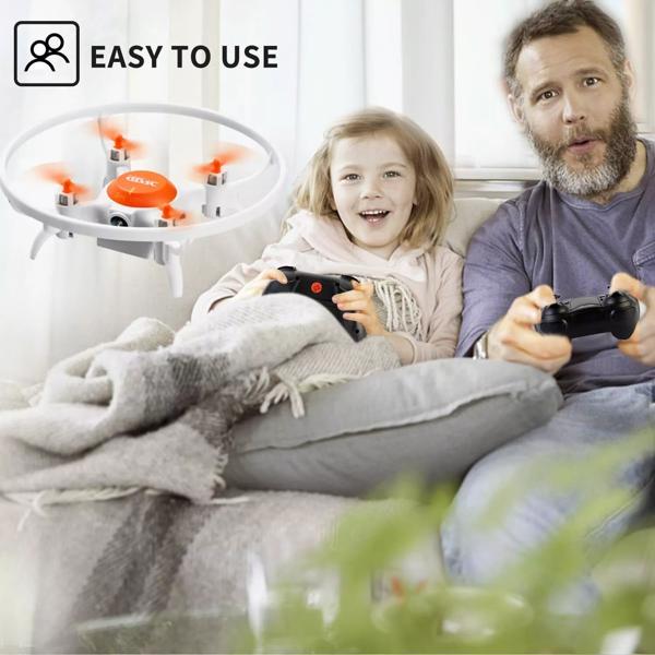 orange 4DRC V5 Kids and Beginners Mini RC Drone V5 RC Quadcopter with 1080P HD Wide Angle Camera,Drones suitable for children and beginners