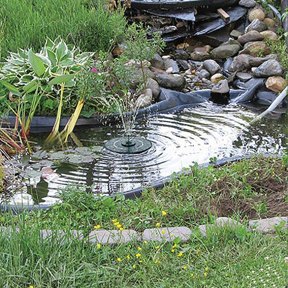 Solar Powered Water Pump Battery Water Fountain for Bird Bath Garden Pond Fish Tank
