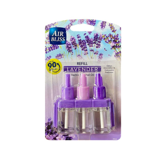 5 Packs 3Volution Plug In Refills Ambi Pur Machine Compatible Air Freshener Scented Oil - Lavender