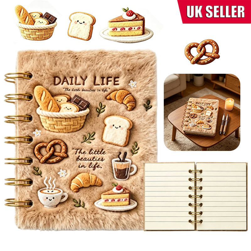 Coffee Style Compact Spiral Notebook Light Composition Book Kids Random Colours