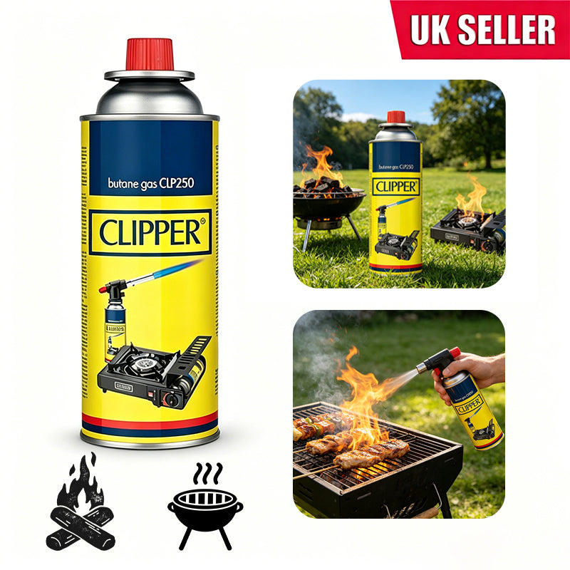 400ml Butane Gas Canister Refill Bottle Camping Stove BBQ Blowtorch Fuel