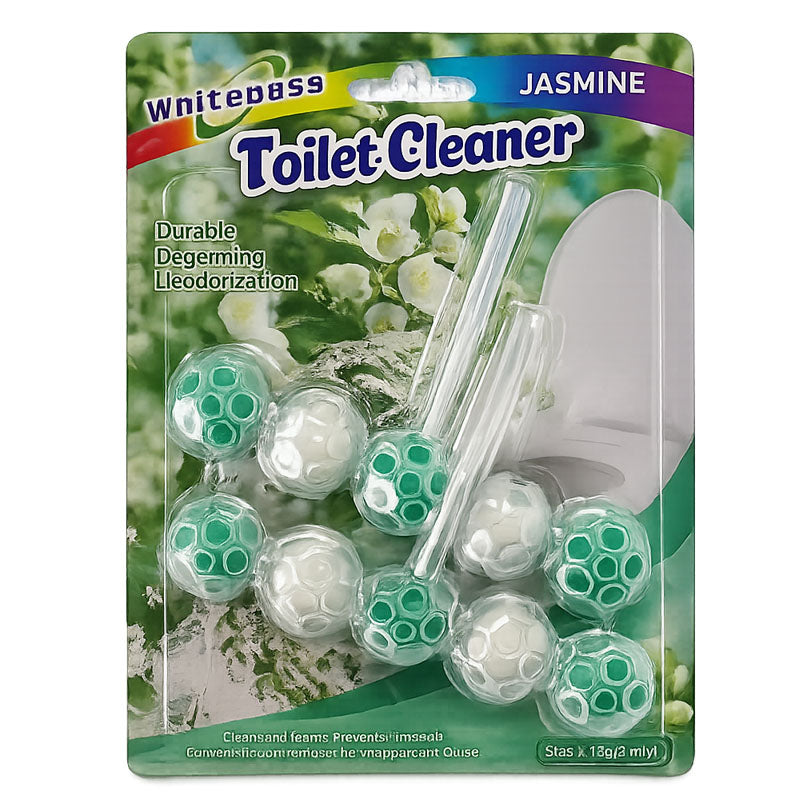 3PCS Toilet Rim Block Cleaner Freshener Jasmine Ocean Lavender Scent