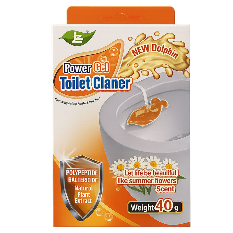 3PCS Dolphin Toilet Rim Gel Cleaner Gardenia Verbena Scent Brilliant Shine
