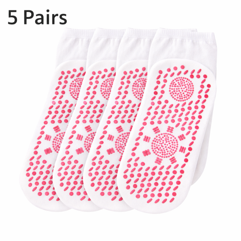 5 Pairs Women’s Grip Yoga Pilates Socks Non Slip Massage UK Size 4-8.5 Taichi