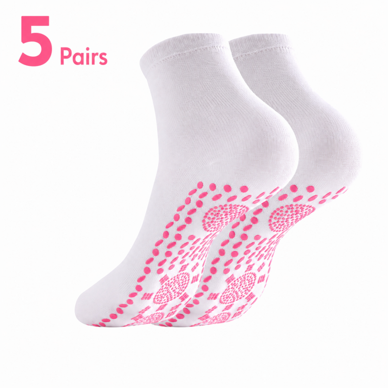 5 Pairs Women’s Grip Yoga Pilates Socks Non Slip Massage UK Size 4-8.5 Taichi