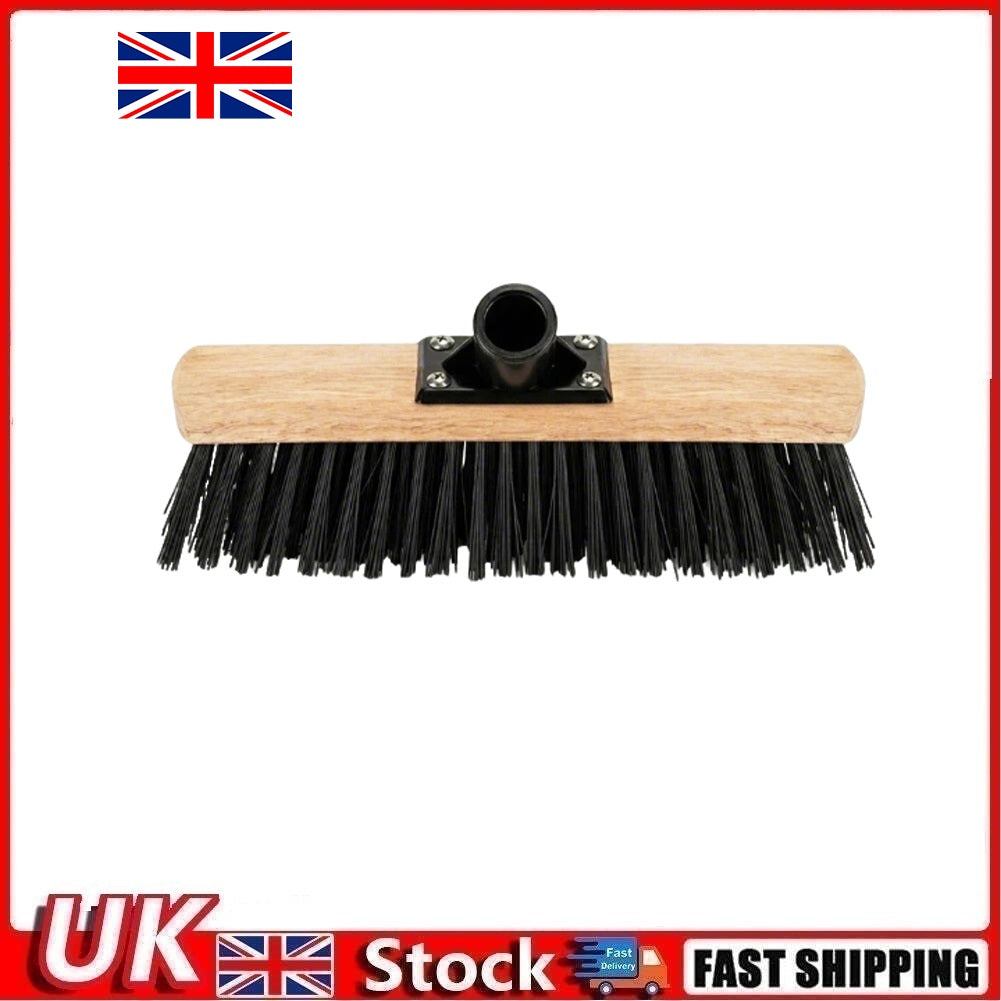 30cm Wooden Stiff Bristle Brush Broom Head for Home Outdoor Floor Cleaning Use