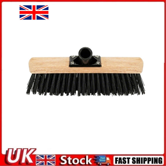 30cm Wooden Stiff Bristle Brush Broom Head for Home Outdoor Floor Cleaning Use