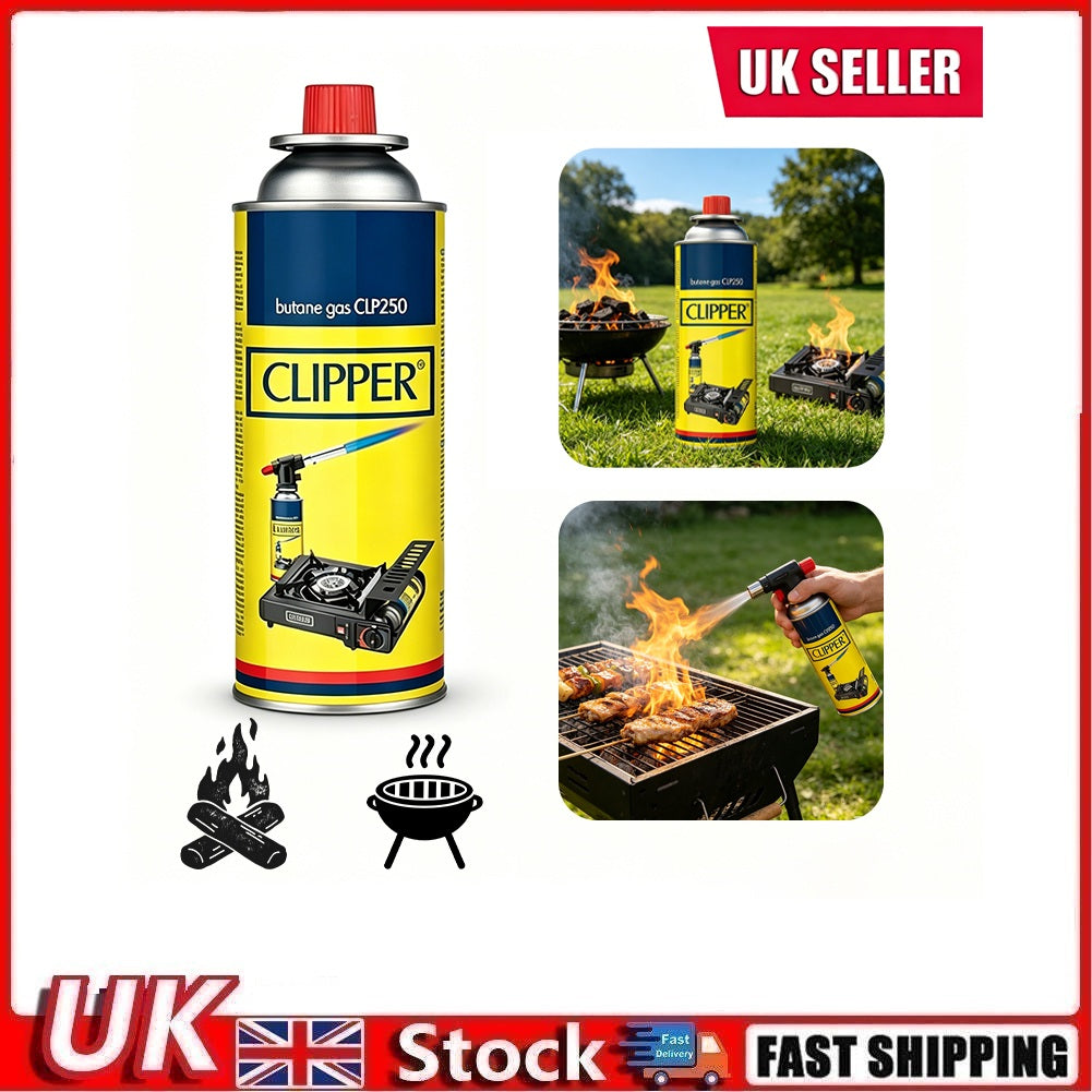400ml Butane Gas Canister Refill Bottle Camping Stove BBQ Blowtorch Fuel