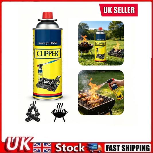 400ml Butane Gas Canister Refill Bottle Camping Stove BBQ Blowtorch Fuel