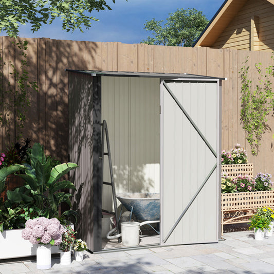 Light Grey Garden Shed