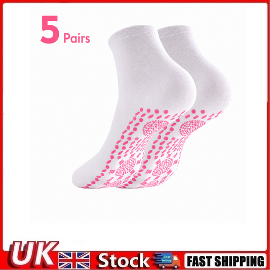5 Pairs Women’s Grip Yoga Pilates Socks Non Slip Massage UK Size 4-8.5 Taichi