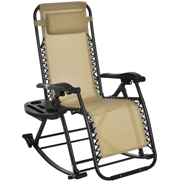 Beige Garden chair / Rocking Chair