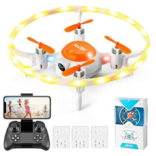 orange 4DRC V5 Kids and Beginners Mini RC Drone V5 RC Quadcopter with 1080P HD Wide Angle Camera,Drones suitable for children and beginners