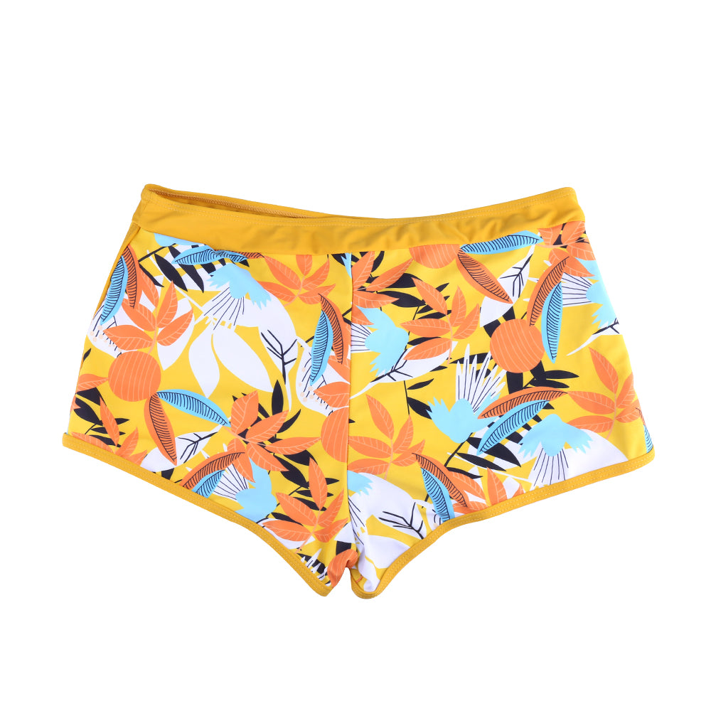 Women's Bikini Set Padded Push Up Crop Tops Boy Shorts Swimsuit Swimwear Bathing