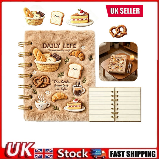 Coffee Style Compact Spiral Notebook Light Composition Book Kids Random Colours