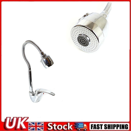 Sink Adjustable Sprayer Tap Chrome Faucet Water Spray Adapter for Kitchen