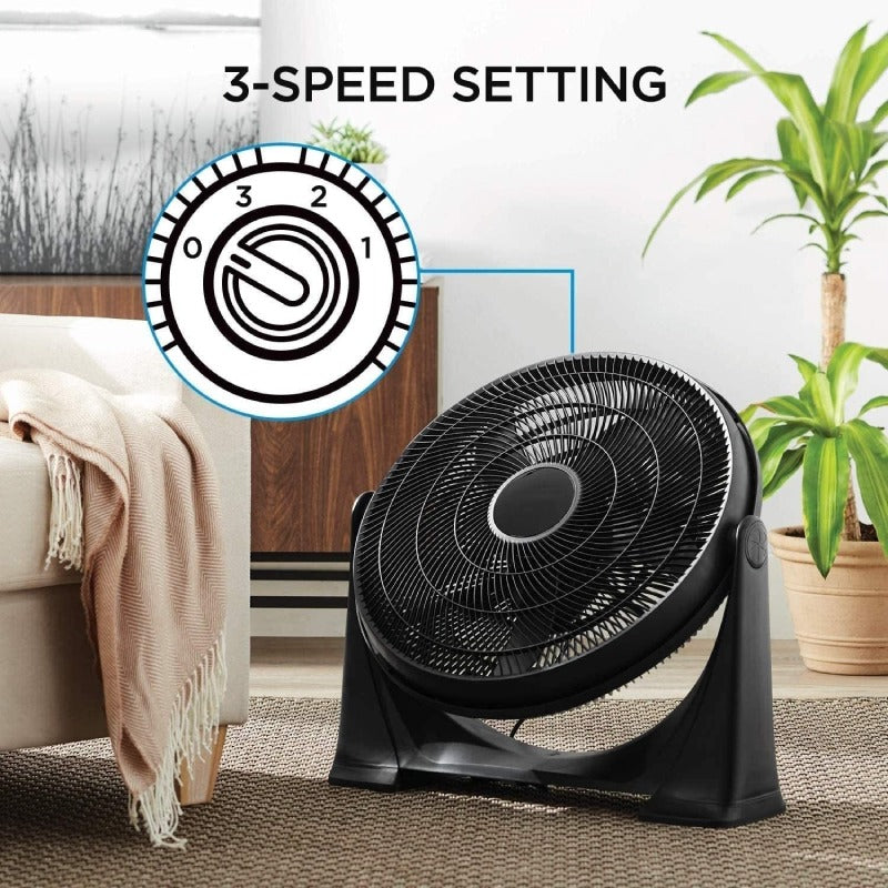 20" High Velocity Floor Fan 3 Speed Air Circulator Cooling Fan Home Garage