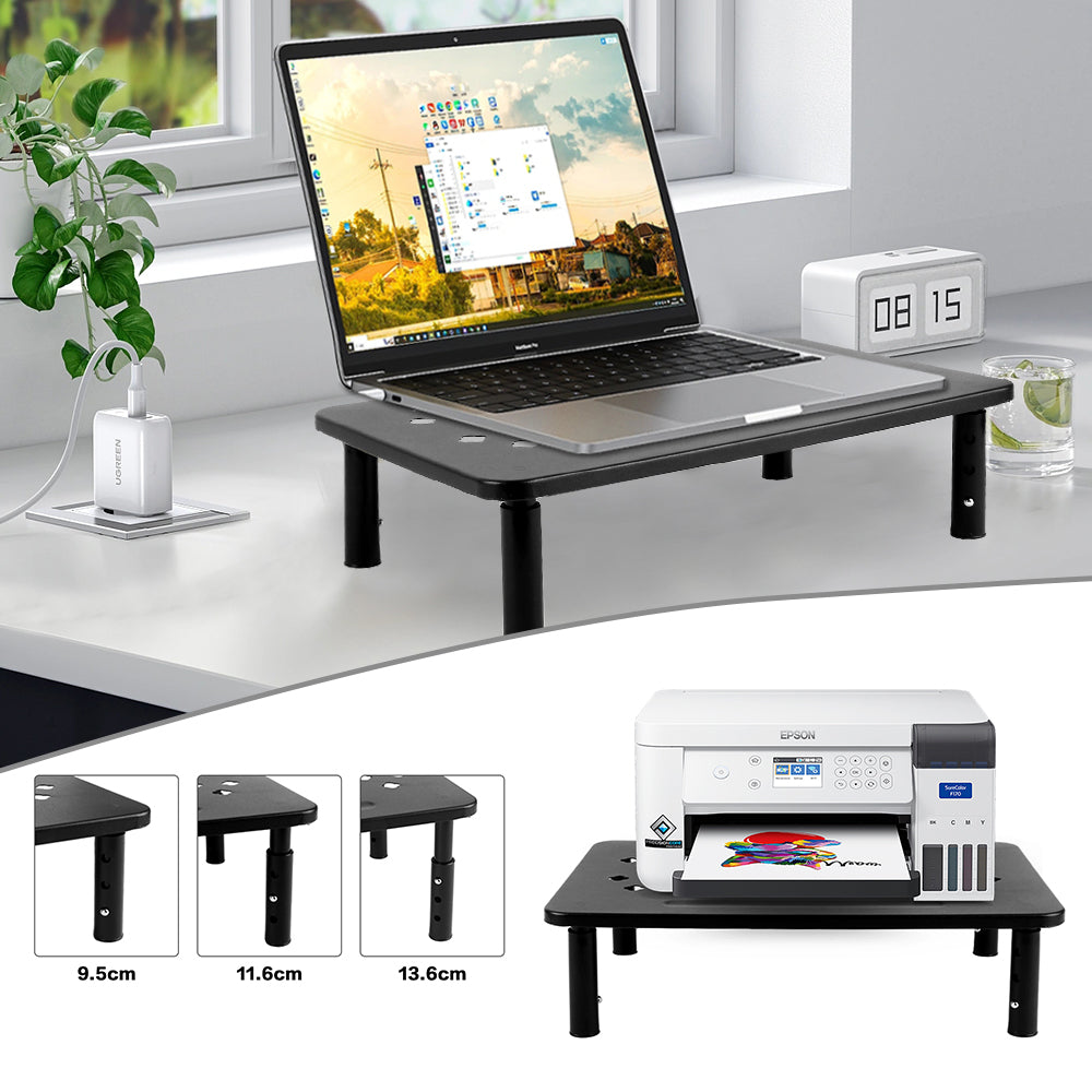 Metal Monitor Stand Riser Computer Monitor Mesh Platform for Laptop Pr ...