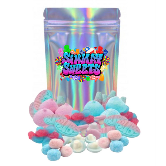1kg Bubblegum Pick n Mix Sweets Assortment Baby Shower Candy