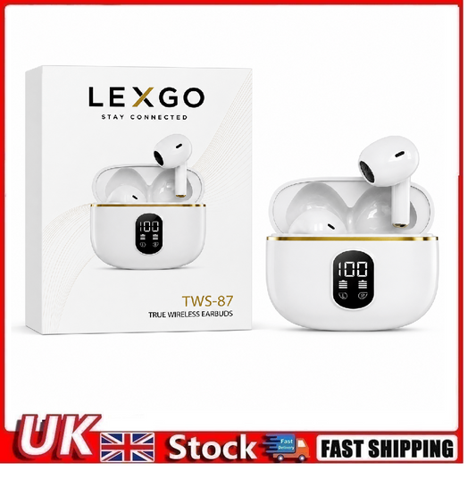 Wireless Earbuds Bluetooth Headphones LED Display Noise Cancelling Sports